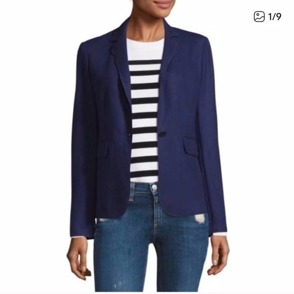 RAG & BONE Wool Navy Blazer